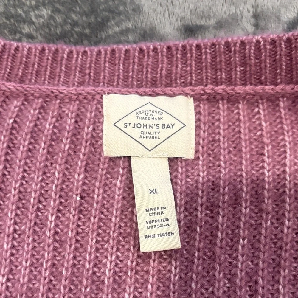 Home Crafted bundle Black and Pink Tote Bag & NWT Sweater size xl - Picture 5 of 5